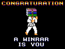 Congraturation! A WINRAR is you!