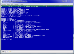 Новый DOS Консоль singularity